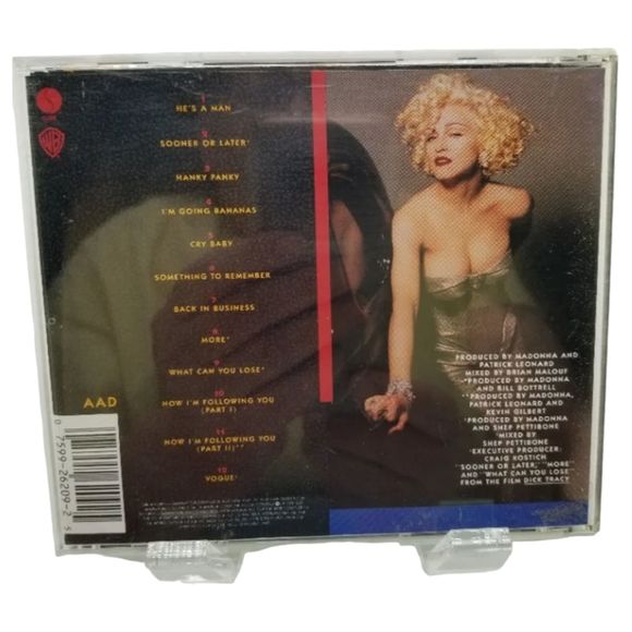 Madonna Im Breathless 12 Tracks 1990 Sire Records Music CD Pop - Picture 2 of 5